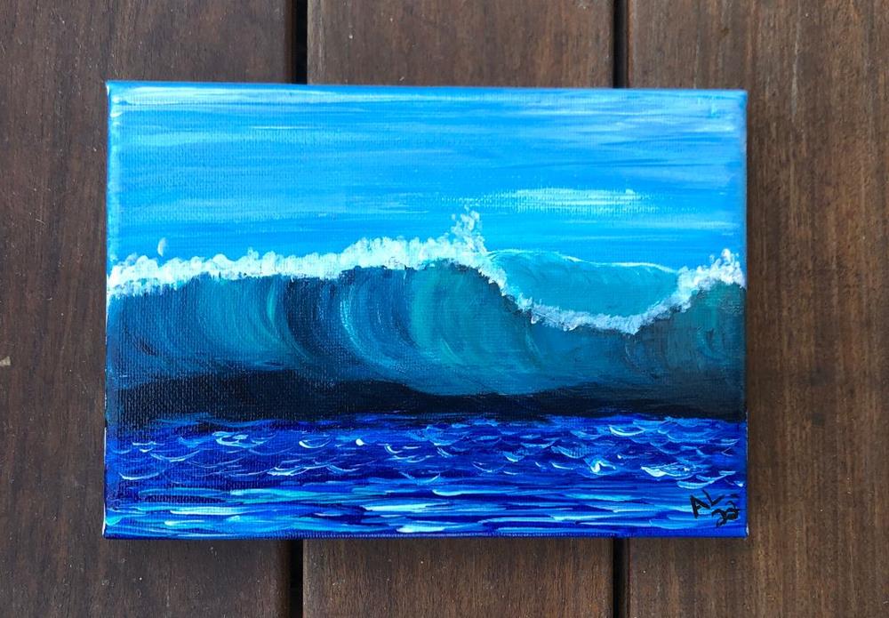 Acrylic Painting "The Wave"